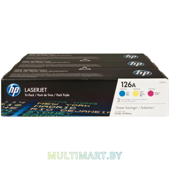 Набор картриджей HP 126A (CF341A)